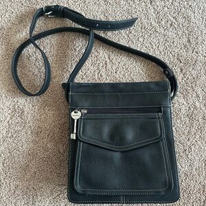 Fossil Key Leather Bag Handbag Xbody Purse 75082